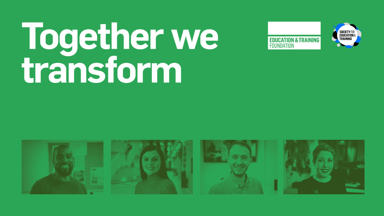 Together we transform graphic