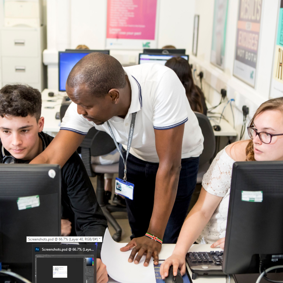 Two Students Learning