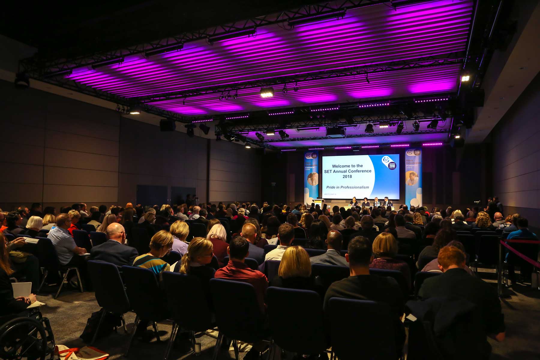 image of SET Conference 2018 main conference room