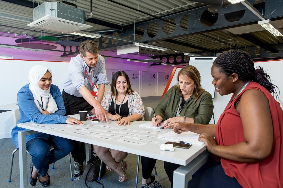 Teachers Collaborating On A Group Activity2