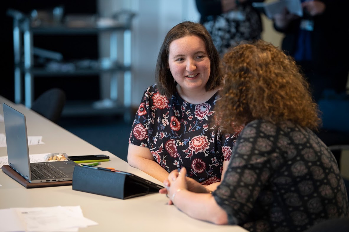 Two Female Teachers Having A Meeting